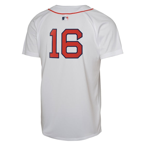 Jarren Duran Boston Red Sox Nike Youth Limited Player Jersey - White - Image 3