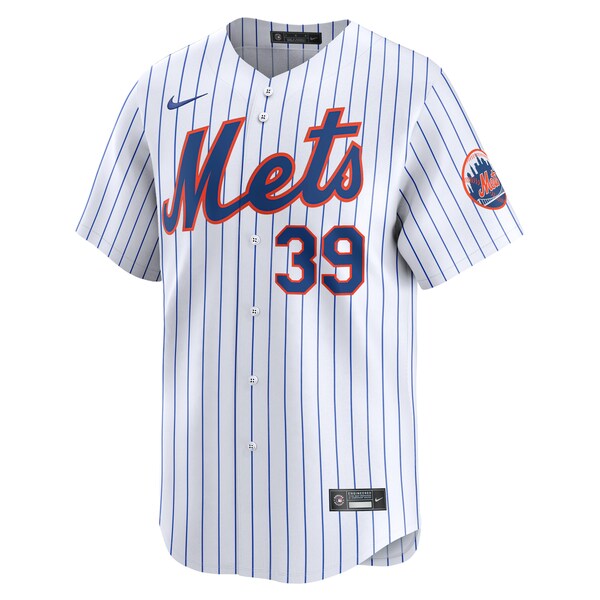 Edwin Diaz New York Mets Nike Home Limited Player Jersey - White - Image 2