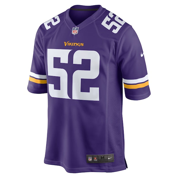 Jihad Ward Minnesota Vikings Nike Team Game Jersey - Purple - Image 2