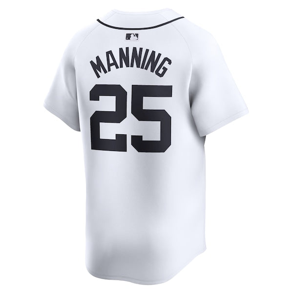 Matt Manning Detroit Tigers Nike Home Limited Player Jersey - White - Image 3
