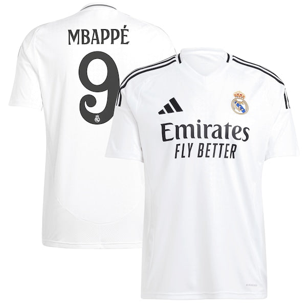 Kylian Mbapp¨¦ Los Merengues adidas 2024/25 Home Replica Player Jersey - White
