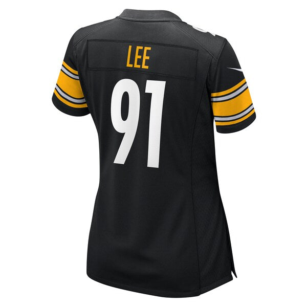 Logan Lee Pittsburgh Steelers Nike Women's Game Jersey - Black - Image 4