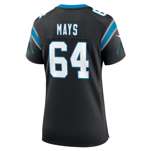 Cade Mays Carolina Panthers Nike Women's Team Game Jersey - Black - Image 3