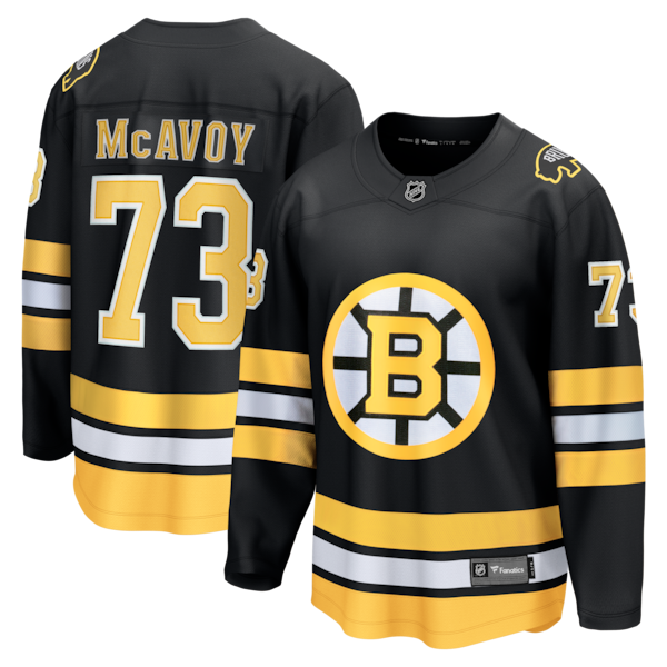 Charlie McAvoy Boston Bruins Home Breakaway Jersey - Black