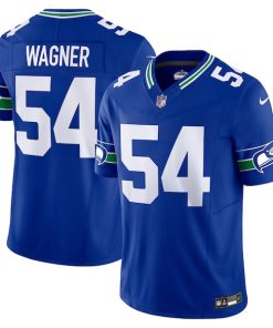Alternative view of Bobby Wagner Seattle Seahawks Nike Vapor F.U.S.E. Limited Jersey - Royal/Navy