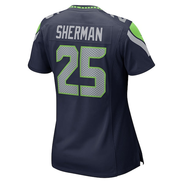 Richard Sherman Seattle Seahawks Nike Women's Retired Game Jersey - College Navy - Image 3
