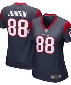 Johnny Johnson Houston Texans Nike Women's Team Game Jersey -  Navy