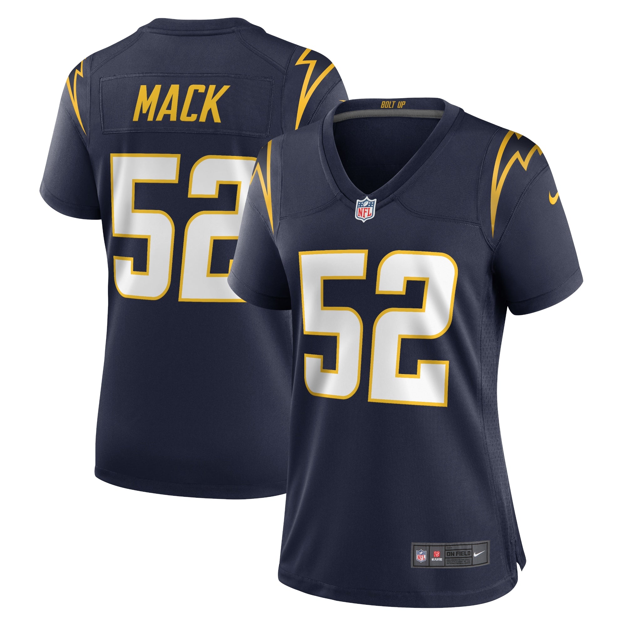 Khalil Mack Los Angeles Chargers Nike Women's Alternate Game Jersey - Royal/Navy - Image 6