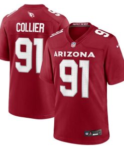 L.J. Collier Arizona Cardinals Nike Game Player Jersey - Cardinal