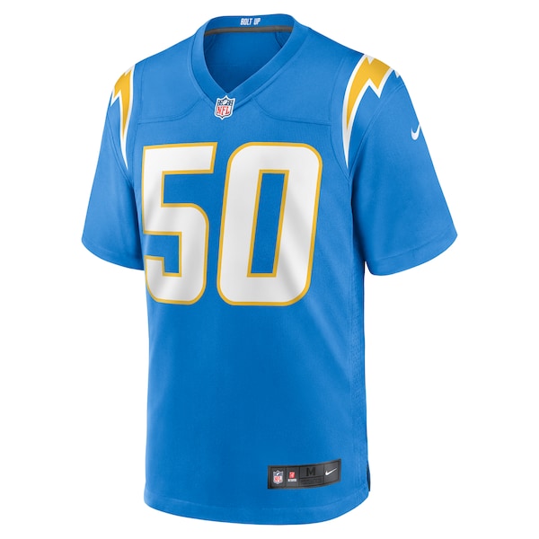Caleb Murphy Los Angeles Chargers Nike Team Game Jersey - Powder Blue - Image 2