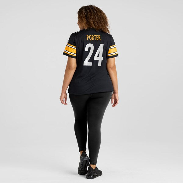 Joey Porter Jr. Pittsburgh Steelers Nike Women's Game Jersey - Black - Image 7
