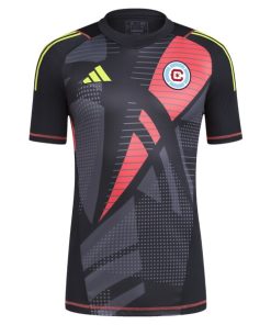 Alternative view of Chicago Fire adidas 2024 Goalkeeper Jersey - Black