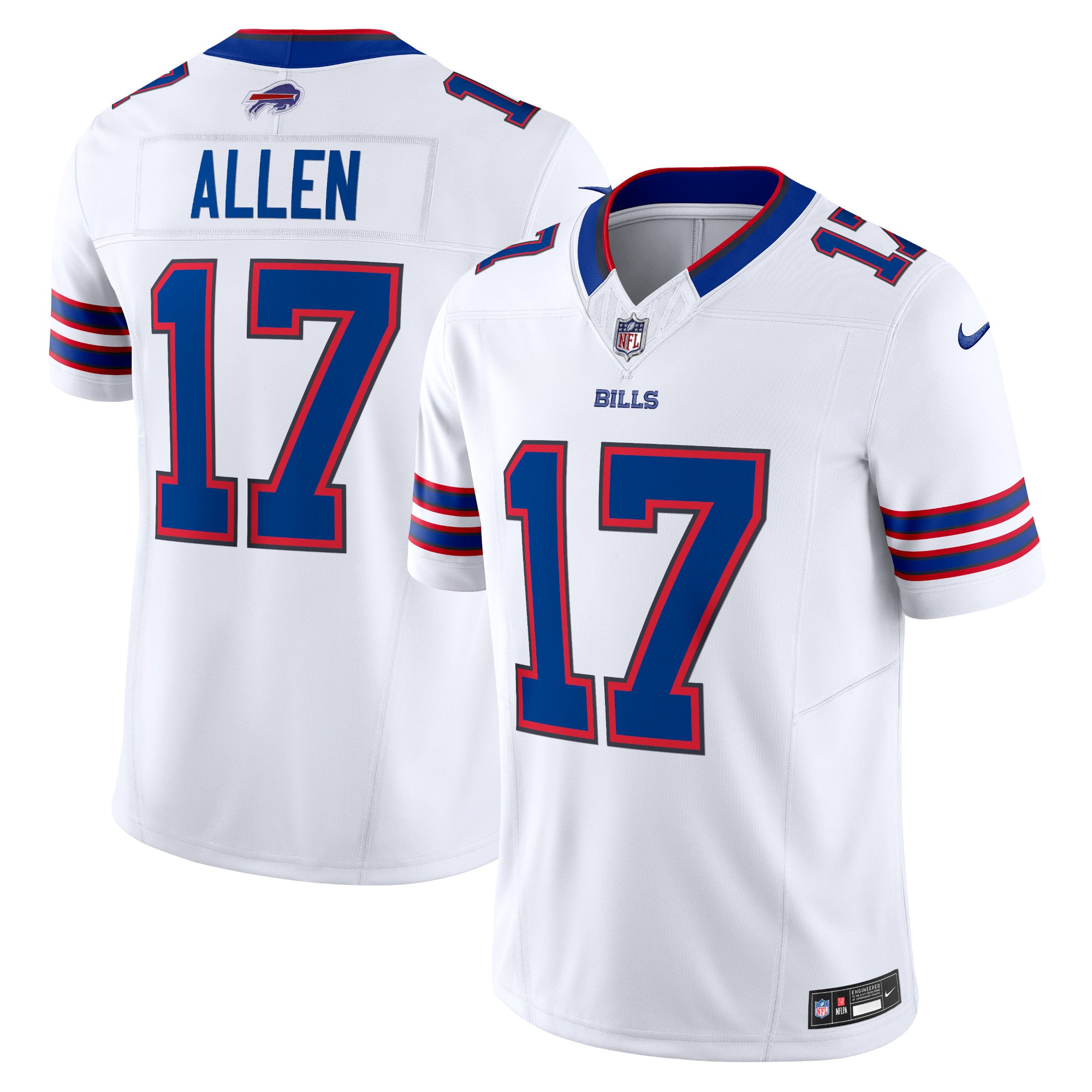 Josh Allen Buffalo Bills Nike Vapor F.U.S.E. Limited Jersey - Royal/White/Red - Image 7