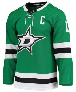 Alternative view of Jamie Benn Dallas Stars adidas Home Primegreen Authentic Player Jersey - Kelly Green