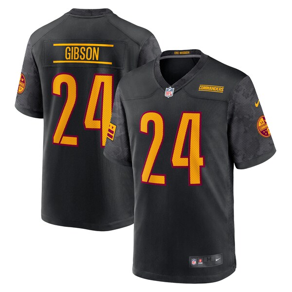 Antonio Gibson Washington Commanders Nike Alternate Game Player Jersey - Black/Burgundy/White - Image 2