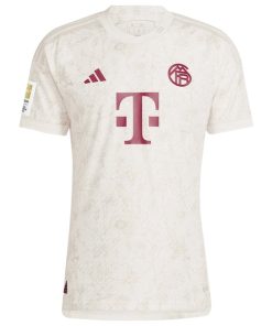 Alternative view of Alphonso Davies Bayern Munich adidas 2023/24 Third Authentic Jersey - White