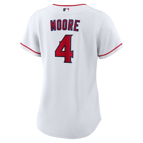 Christian Moore Los Angeles Angels Nike Women's Home Replica Jersey - White - Image 3