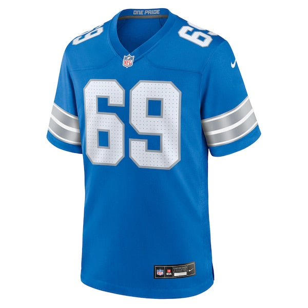 Al-Quadin Muhammad Detroit Lions Nike Team Game Jersey - Blue - Image 2