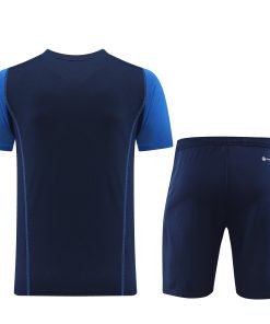 Alternative view of Adidas Short Sleeve Training Jersey Set - AD03- Dark Blue
