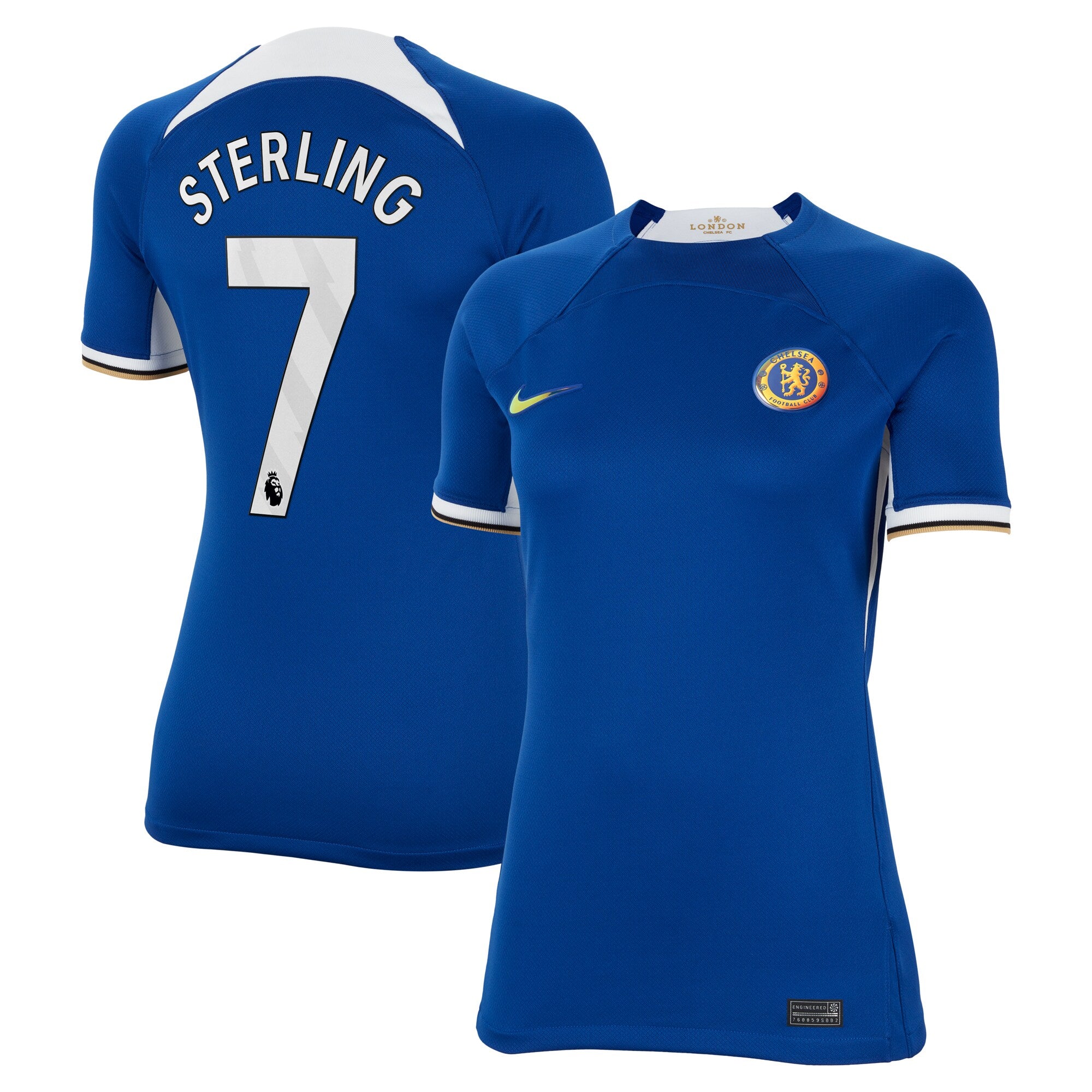 Raheem Sterling Chelsea Nike Women's 2023/24 Away Stadium Replica Player Jersey - Navy/Blue - Image 2