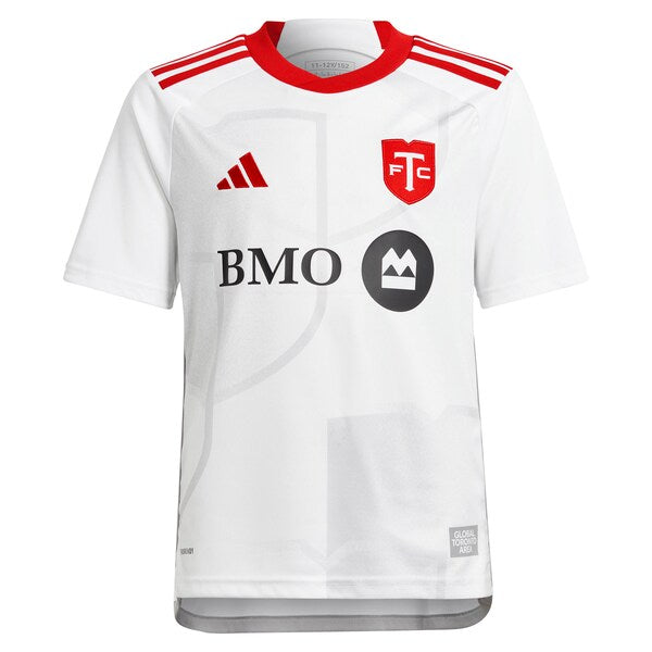 Toronto FC adidas Youth 2024 GTA Kit Replica Jersey?ยจC White - Image 2