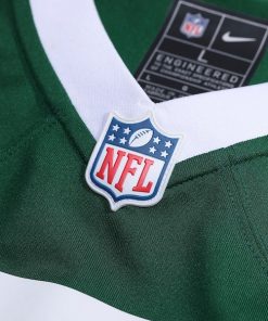 Alternative view of Qwan'tez Stiggers New York Jets Nike Team Game Jersey - Legacy Green