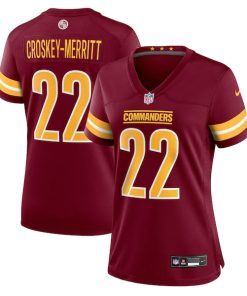 Jacory Croskey-Merritt Washington Commanders Nike Women's Team Game Jersey -  Burgundy