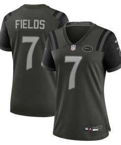 Justin Fields New York Jets Nike Women's 2025 Rivalries Collection Game Jersey - Gotham Green