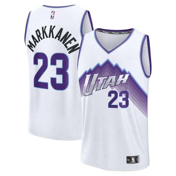 Lauri Markkanen Utah Jazz Youth Fast Break Replica Jersey - Association Edition - White