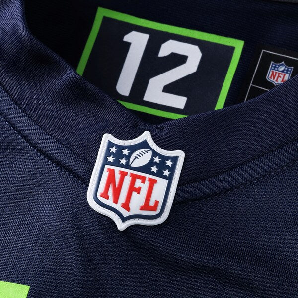 Grey Zabel Seattle Seahawks Nike Team Game Jersey - College Navy - Image 5