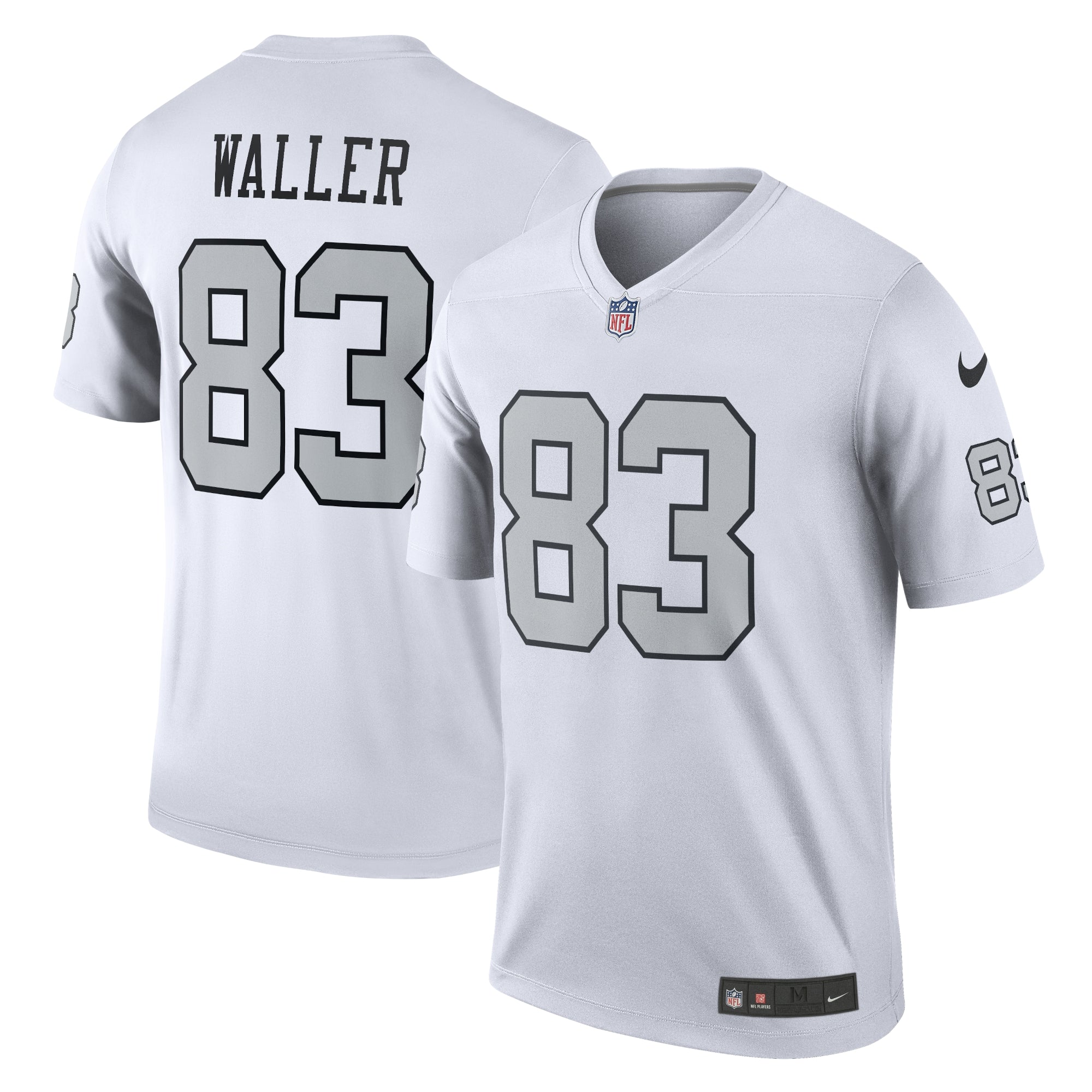 Darren Waller Las Vegas Raiders Nike Legend Jersey - Black/White - Image 6