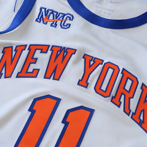 Jalen Brunson New York Knicks Nike Unisex 2025/26 Authentic Jersey - City Edition - Cream - Image 5