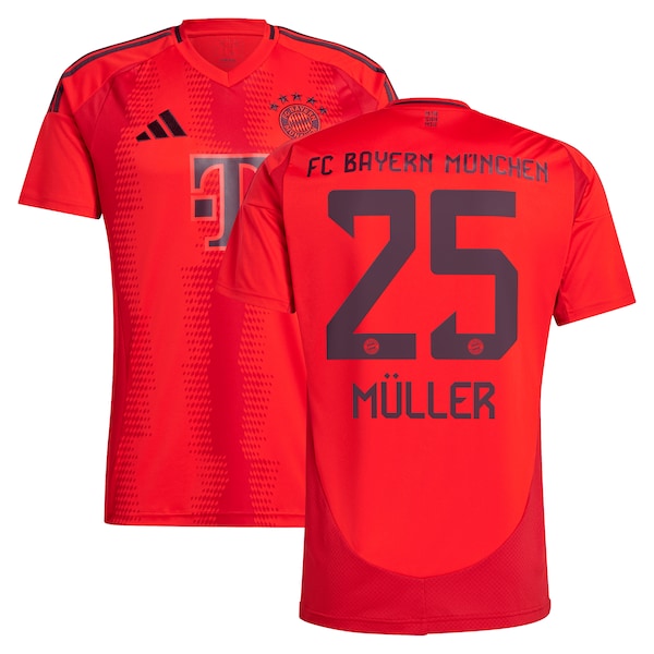 Thomas M¨¹ller Bayern Munich adidas 2024/25 Home Replica Player Jersey - Red