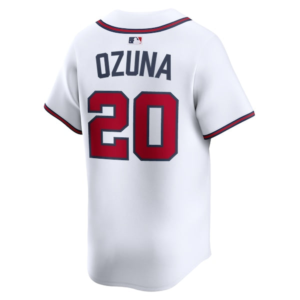 Marcell Ozuna Atlanta Braves Nike Home Limited Player Jersey - White - Image 3