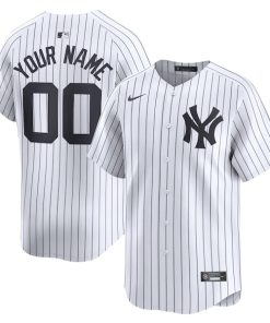 New York Yankees Nike Youth Home Limited Custom Jersey - White