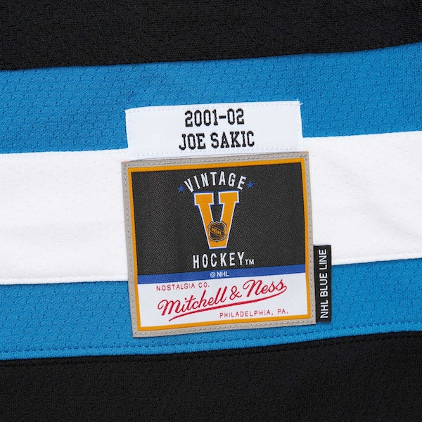 Joe Sakic Colorado Avalanche 2001/02 Blue Line Alternate Player Jersey - Burgundy - Image 6