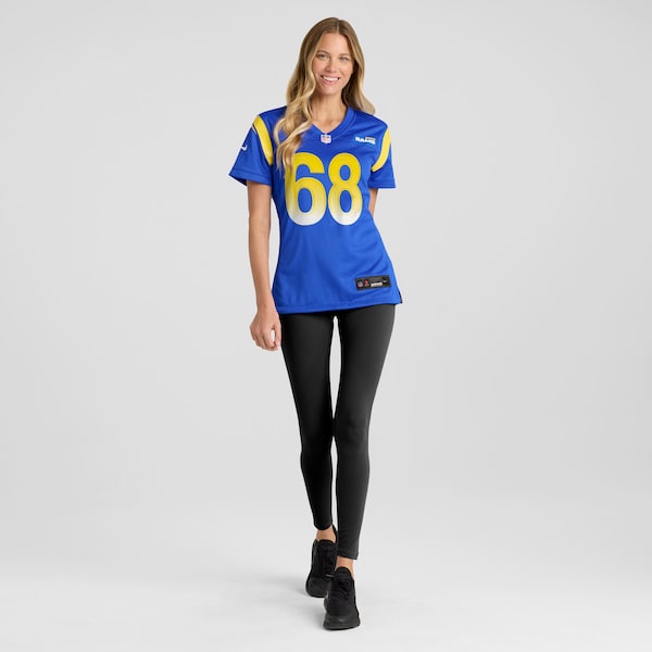 David Quessenberry Los Angeles Rams Nike Women's Team Game Jersey - Royal - Image 7