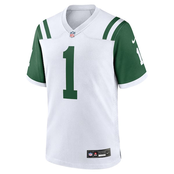 Ahmad Sauce Gardner New York Jets Nike Classic Alternate Game Jersey - White - Image 2