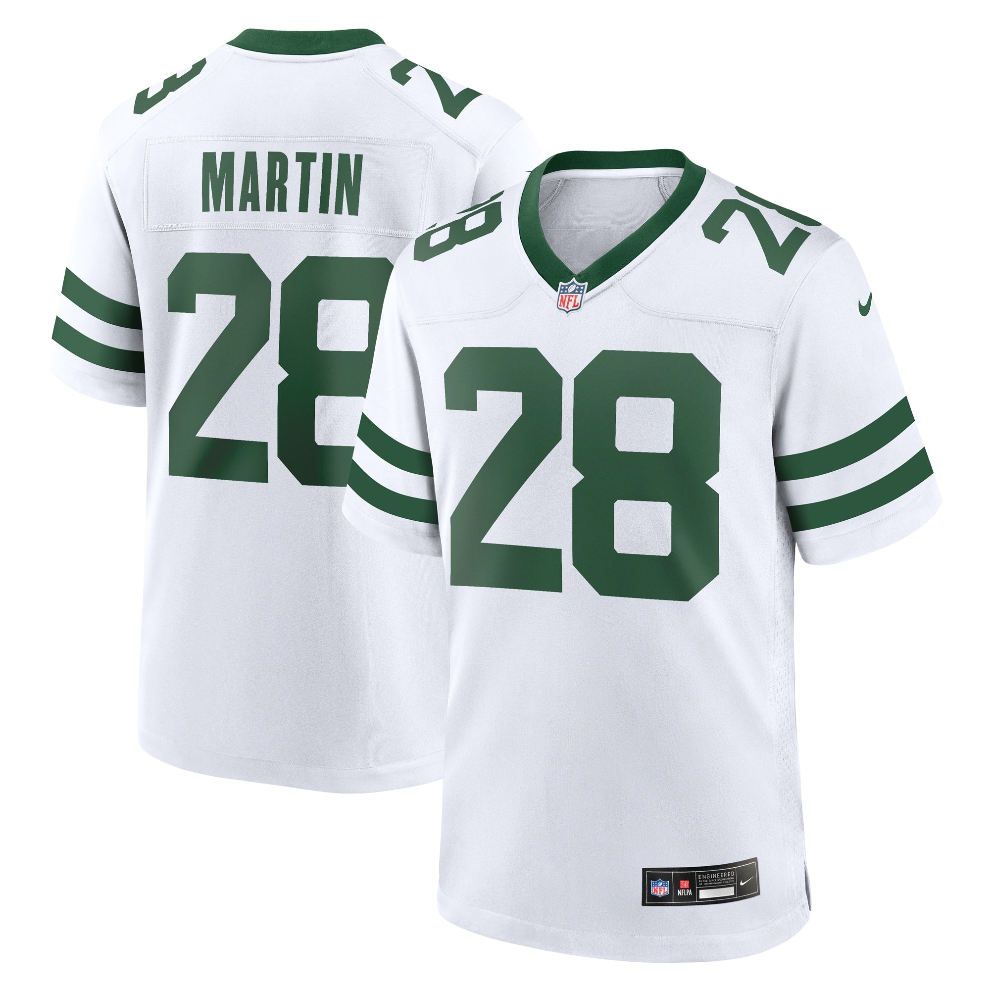 Curtis Martin New York Jets Nike Game Retired Player Jersey - Gotham Green/White - Image 4