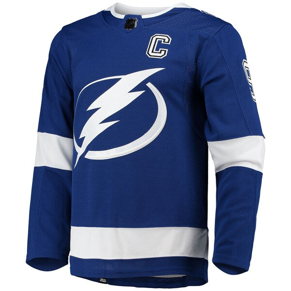 Steven Stamkos Tampa Bay Lightning adidas Home Primegreen Authentic Player Jersey - Blue/White - Image 4