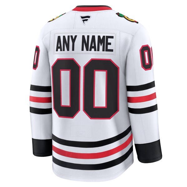 Chicago Blackhawks Away Premium Custom Jersey - White/Red - Image 5