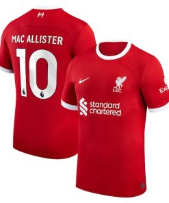 Alexis Mac Allister Liverpool Nike 2023/24 Home Replica Player Jersey - Red/White