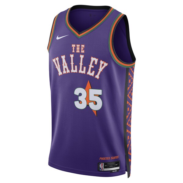 Kevin Durant Phoenix Suns Nike Unisex 2024/25 Swingman Player Jersey - City Edition - Purple - Image 2