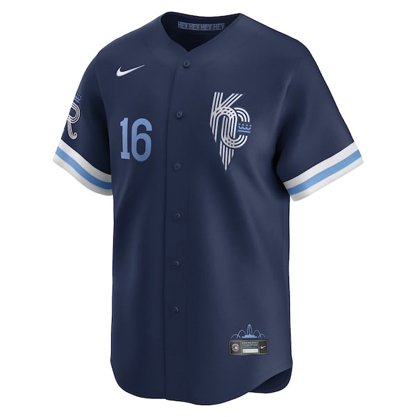 Bo Jackson Kansas City Royals Nike City Connect Retired Player Jersey - Navy - Image 2