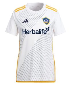 Alternative view of LA Galaxy adidas Women's 2024 Angeleno Kit Replica Jersey  - White