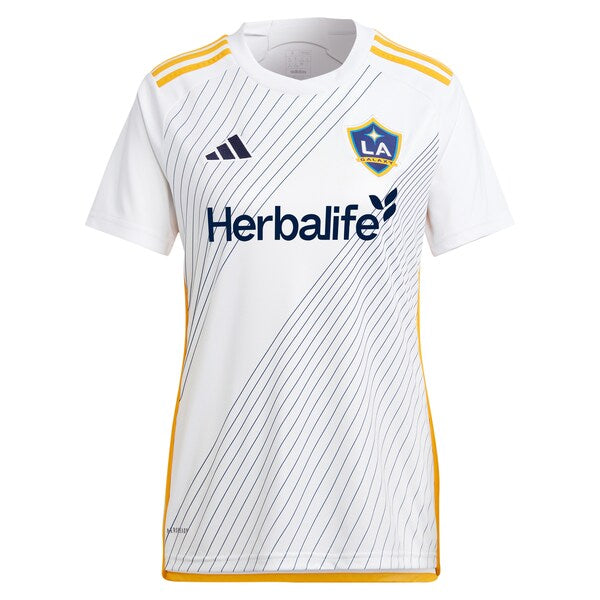 LA Galaxy adidas Women's 2024 Angeleno Kit Replica Jersey - White - Image 2