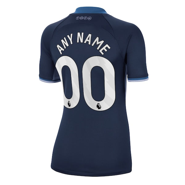 Tottenham Hotspur Nike Women's 2023/24 Away Stadium Replica Custom Jersey - Navy - Image 3