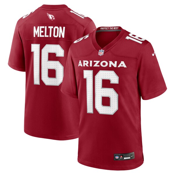 Max Melton Arizona Cardinals Nike Team Game Jersey - Cardinal - Image 2