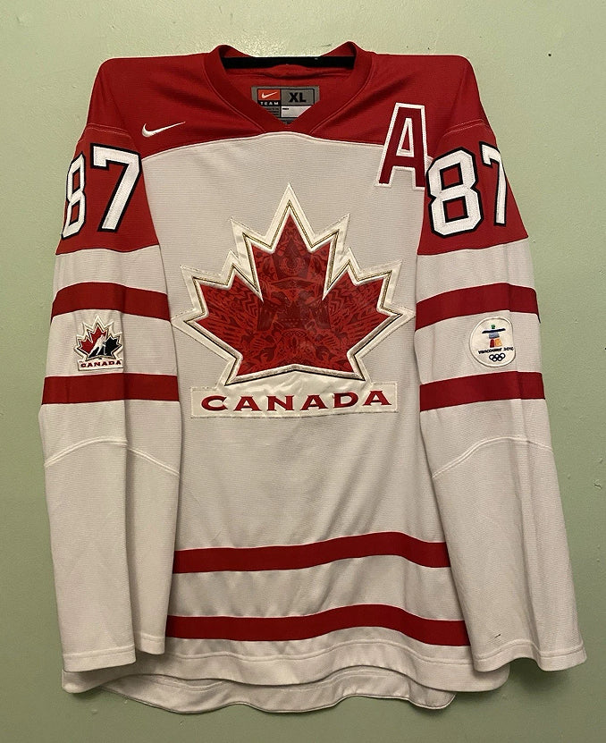 Sidney Crosby - Team Canada 2010 Olympics Limited Edition Jersey - White - Image 3