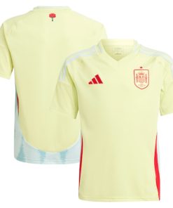 Spain National Team adidas Youth 2024 Away Replica Jersey - Yellow